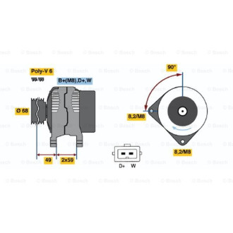 BOSCH 0 986 040 360