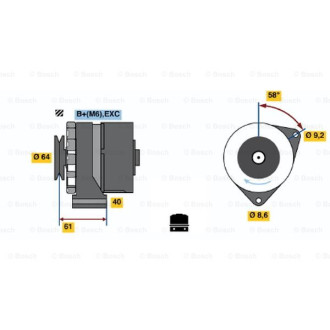 BOSCH 0 986 031 931