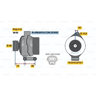 BOSCH 0 986 044 701