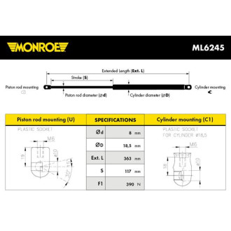 MONROE ML6245