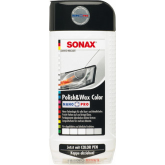 SONAX Polish & Wax Color Nano weiß 500ml
