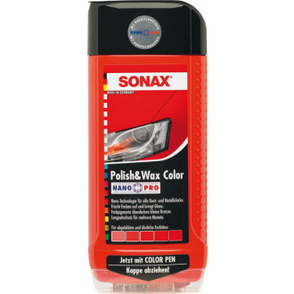 SONAX Polish & Wax Color Nano rot  500ml