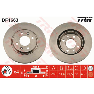 TRW DF1663